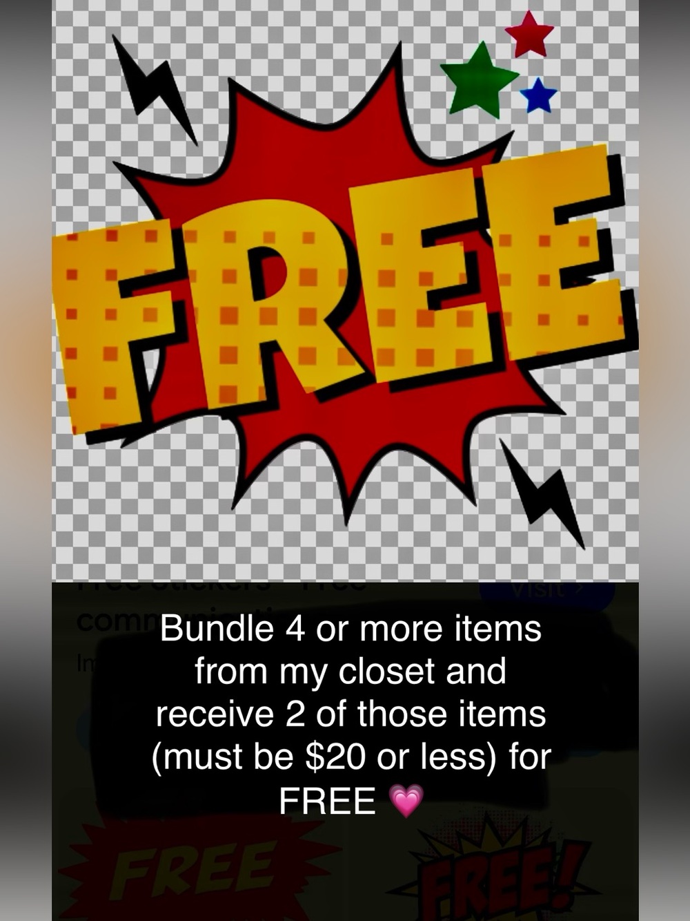 Bundle and get free stuff 💗